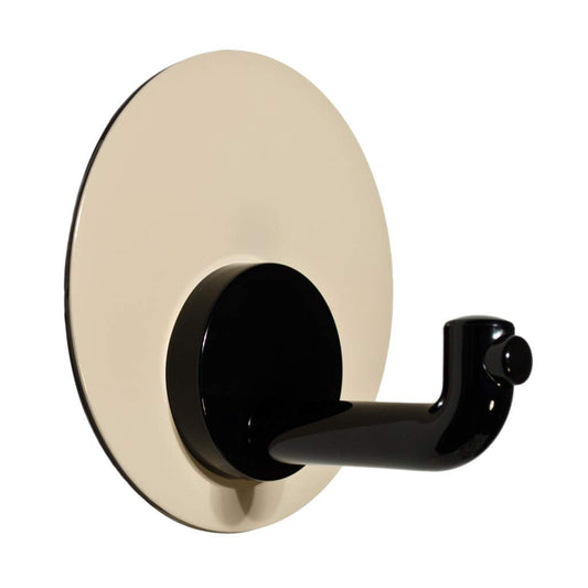 Magnetic Coat Hook with Door Bumper (Beige)