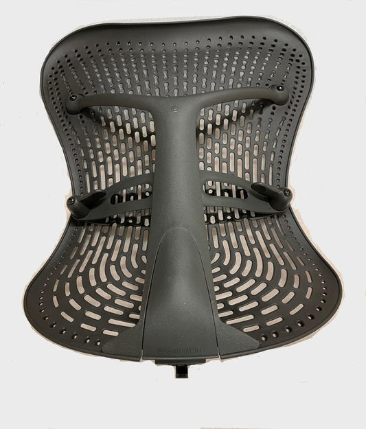 File Bar Factory Replacement HM Mirra 1 Triflex Polymer Back w/Adjustable Lumbar, Graphite TriFlex Polymer