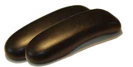 Herman Miller Aeron Black Vinyl Arm Pads