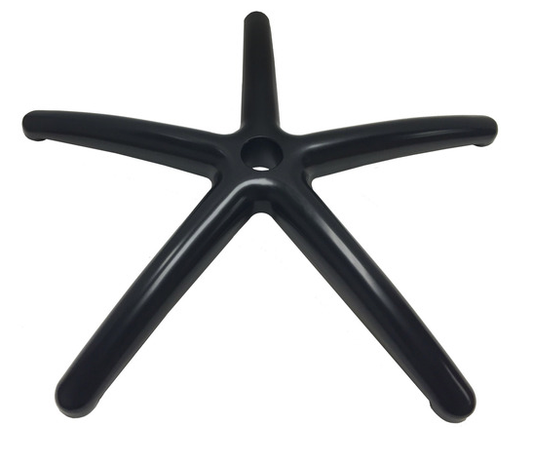 Chair Base Replacement Heavy Duty Aluminum 28" Black
