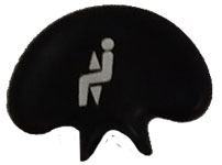 Herman Miller Aeron Seat Height Adjustment Tab