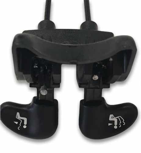 Aeron Forward / Rear Tilt Cable, Gear, Lever And Paddle Assembly