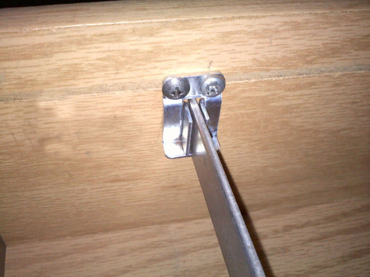 Flat File Bracket Clips For Hanging Files For Wooden Cabinets- Pair