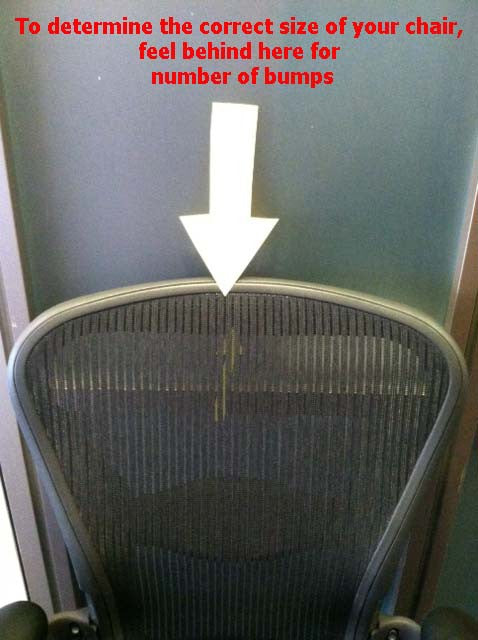 Posturefit Kit Herman Miller Aeron Chair Size C