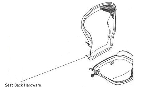Herman Miller Aeron Chair Back Bolt Package