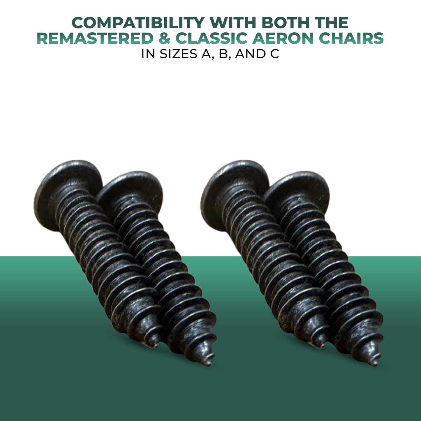 Herman Miller Aeron Classic Compatible – Back Bolts Set of 4