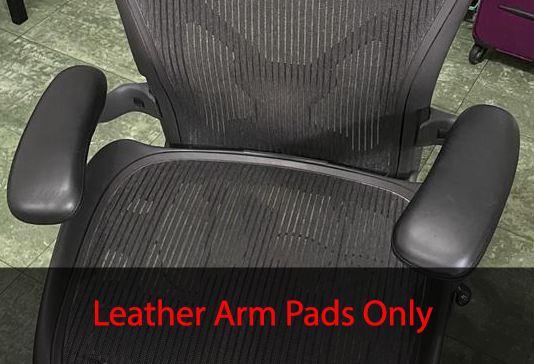 Replacement Arm Pads Herman Miller Aeron Chair LEATHER