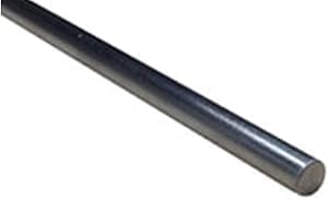 Cut to Length Round Metal File Rod Kit w/ 2 Clips (3/16 Dia. 1"-15" Long)