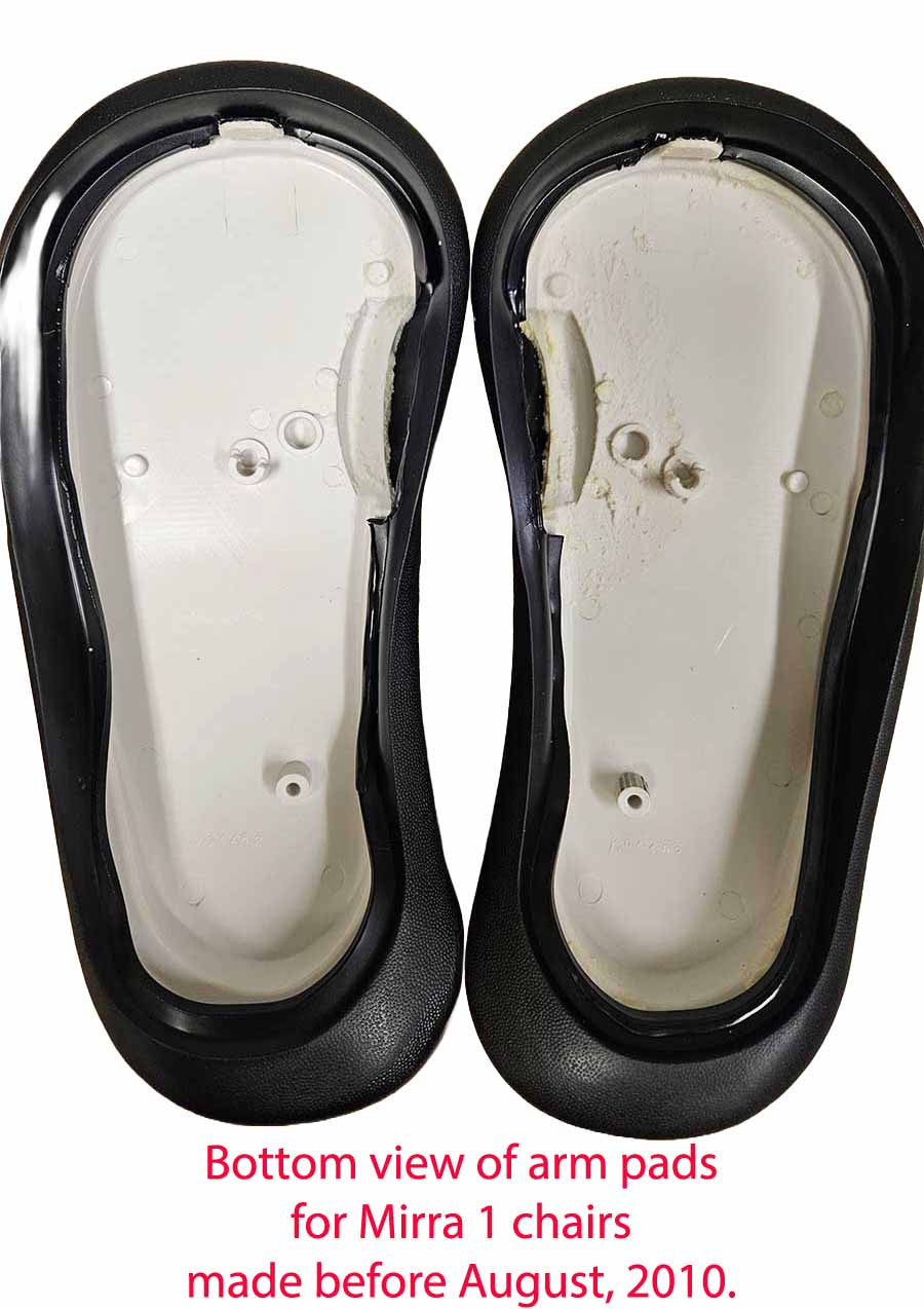 Herman Miller Mirra 1 Chair Replacement Arm Pads