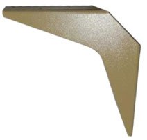 Workstation and Counter Support Brackets (5" x 8", Almond) (Pair)