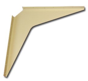 Workstation and Counter Support Brackets (5" x 8", Almond) (Pair)