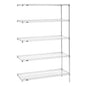 24"d x 74"h - Metro Super Erecta Stainless Steel 5-Shelf Add-On Units