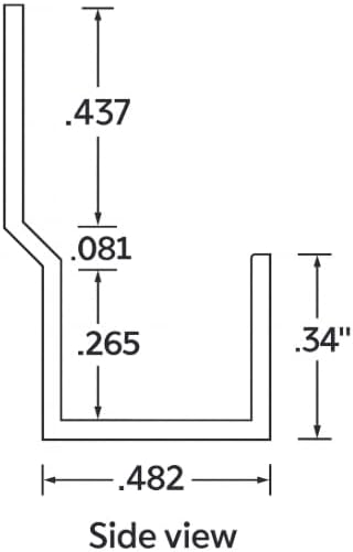 Metal Shelf Clips Set of 4