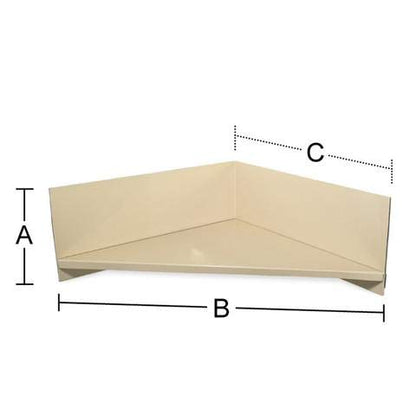 Magnetic Corner Shelf (Beige)