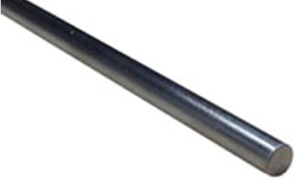 Cut to Length Round Metal File Rod Kit w/ 2 Clips (1/4" Dia. 1"-15" Long)