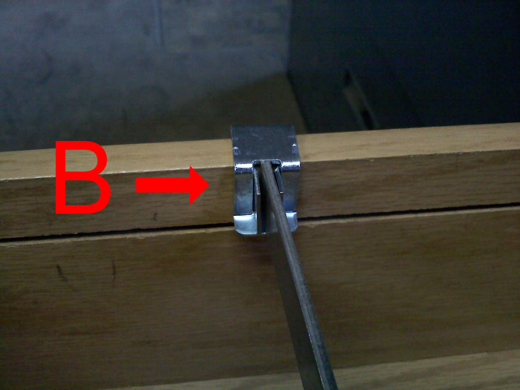 Wooden File Cabinet Custom Cut File Rail Kit With Brackets