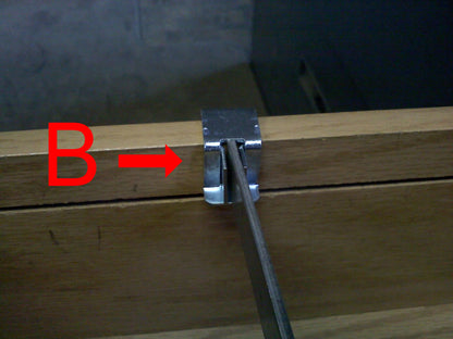 Wooden File Cabinet Custom Cut File Rail Kit With Brackets