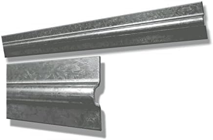 Cut to Length Heavy Duty Metal File Bar Kit w/ 2 Clips for Metal or Wood Drawers (for Metal Drawers)