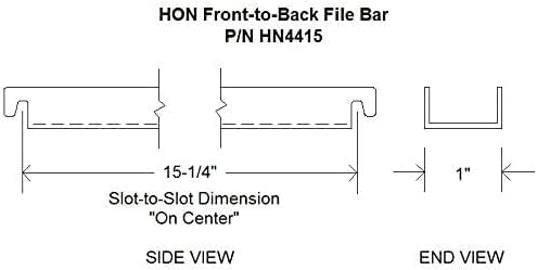 Hon Front to Back Rails