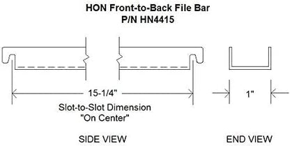 Hon Front to Back Rails