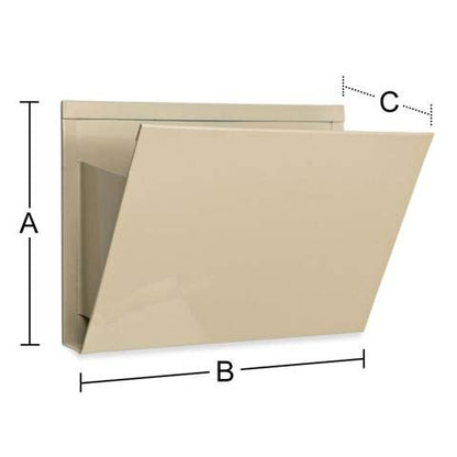 Magnetic File Mail Tray (Black)