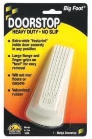 Big Foot® Doorstop, Beige, 1/pk 00900