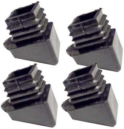 Plastic Insert Chair Glides for Square tubing (Straight)