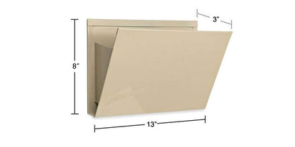 Magnetic File Holders (Beige)