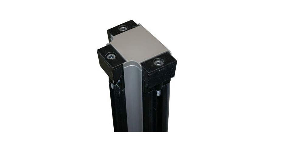 3-Way 90º Assembled Panel Connector for use with Herman Miller Systems (for AO1 Panels 48" high, MT)