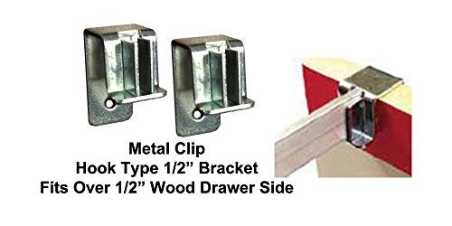 Cut to Length Metal File Rail 3/4" High (1"-15" Long) (3/4" High w/Plastic Clips)