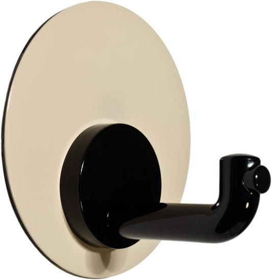 Magnetic Coat Hook with Door Bumper (Black)