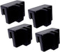 Black Plastic File Hanger Clips 4/pk #9000
