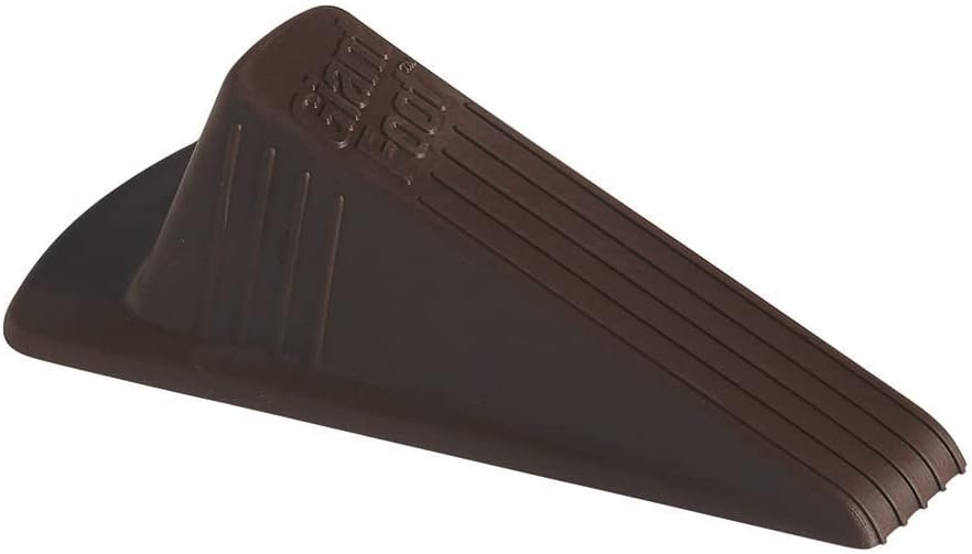 Giant Foot® Doorstop, Orange, 1/pk (Brown)