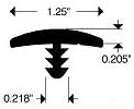 Haworth T molding 4245HW