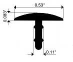 Haworth T molding 4253HW