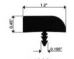 Steelcase 1 & 1/4" Waterfall T-Molding 5008