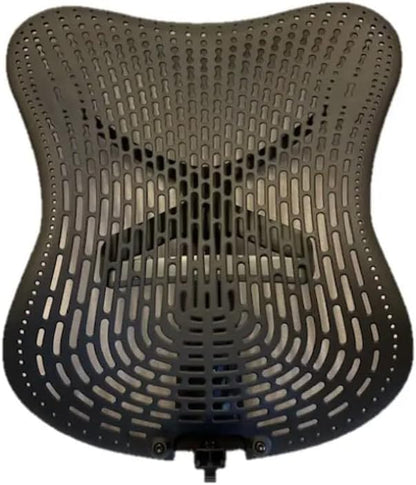 File Bar Factory Replacement HM Mirra 1 Triflex Polymer Back w/Adjustable Lumbar, Graphite TriFlex Polymer