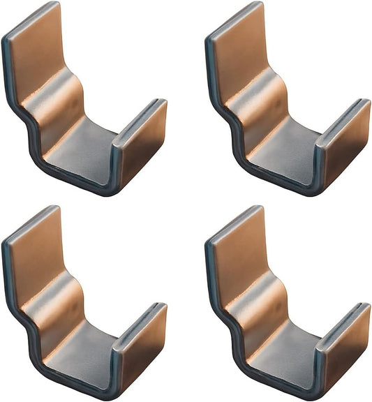 Metal Shelf Clips Set of 4