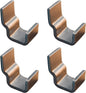 Metal Shelf Clips Set of 4