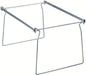 Metal Hanging File Folder Frames (Set of 2)- Adjustable Length 23" to 27", Letter Size (9" High x 12" Wide), Compatible with Major Vertical File Brands