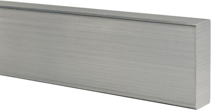 Cut to Length Metal File Rail 3/4" High (Metal Clips to fit Over 1/2" Wood Drawer Side, 1" - 15" Long)