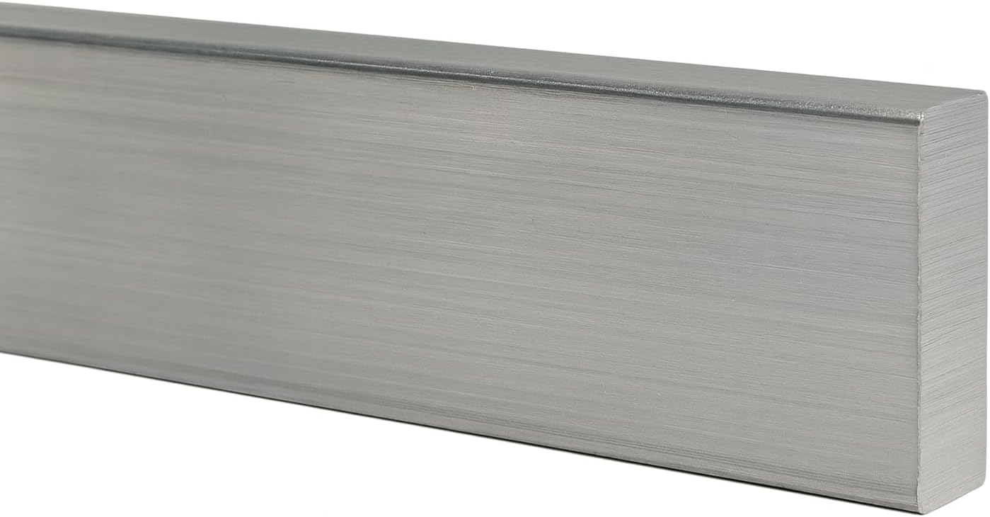 Cut to Length Metal File Rail 3/4" High (Metal Clips to fit Over 1/2" Wood Drawer Side, 1" - 15" Long)