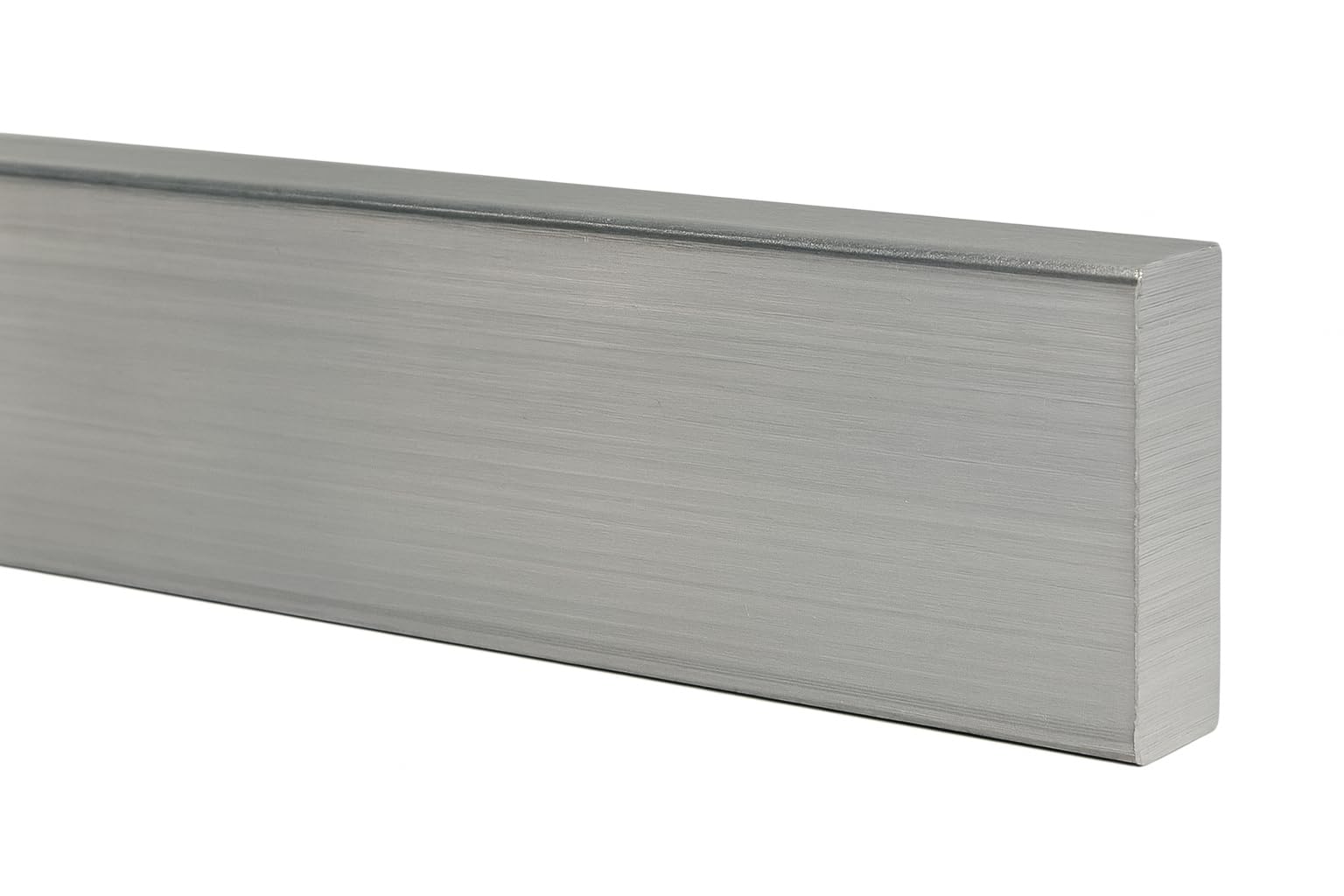Cut to Length Metal File Rail 3/4" High (Metal Clips to fit Over 1/2" Wood Drawer Side, 15" - 30" Long)