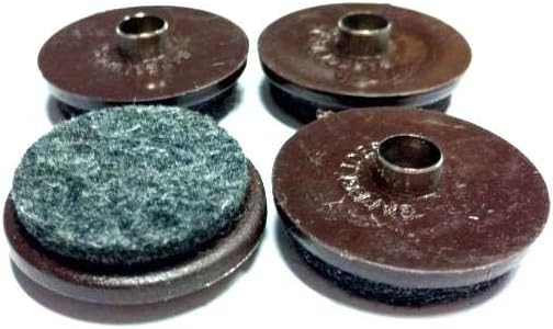 Felt Base Safeglides (7/8", Brown)