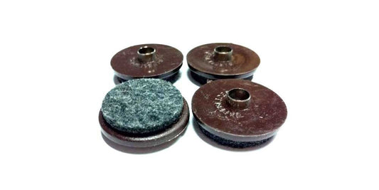 Felt Base Safeglides (7/8", Brown)