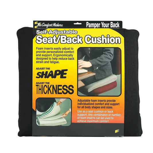 File Bar Factory The ComfortMakers®, Seat/Back Cushion (Black)