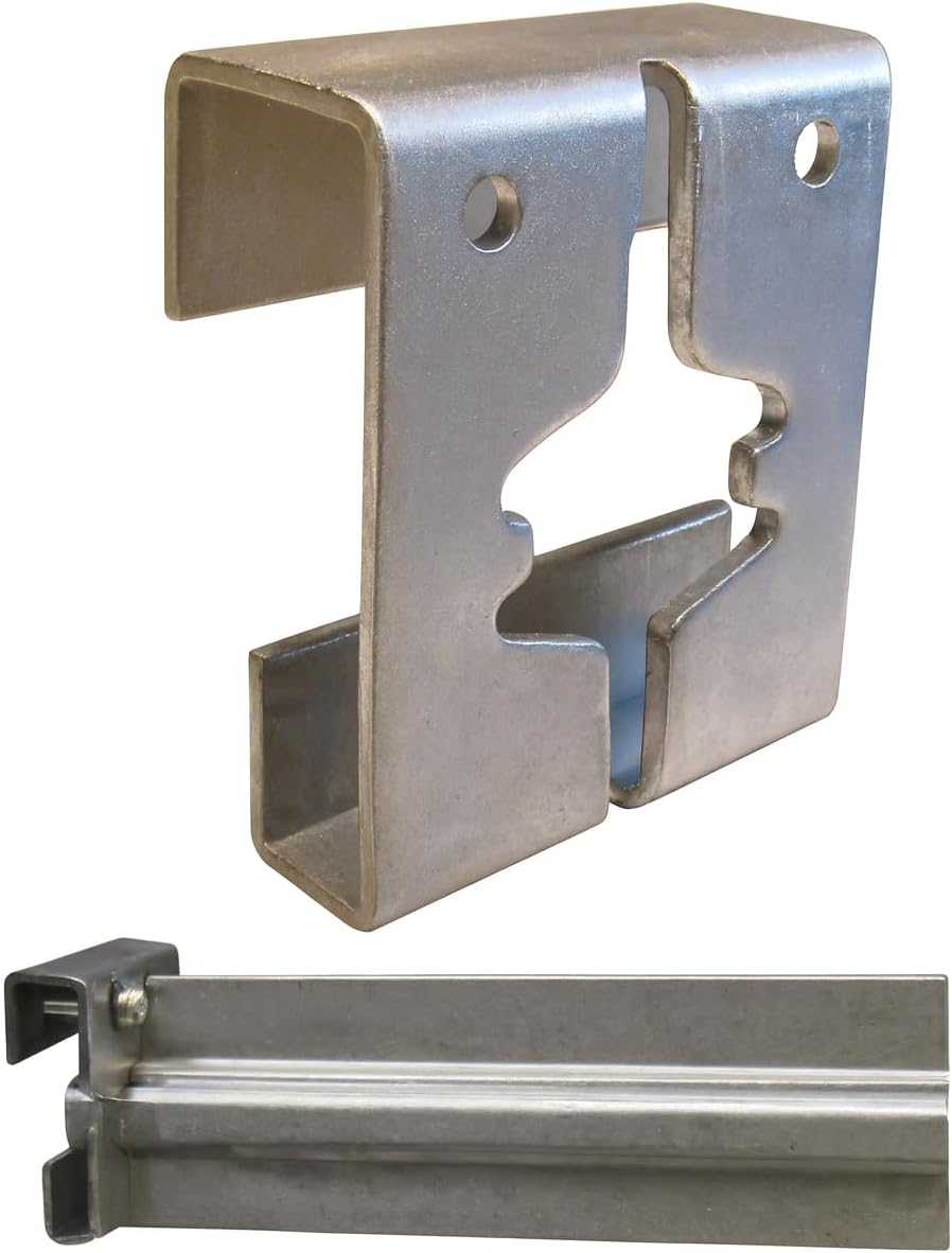 Adjustable Universal File Bar with Clips – Fits Metal or Wood File Cabinets – Heavy-Duty Hanging Rail Set with Mounting Hardware