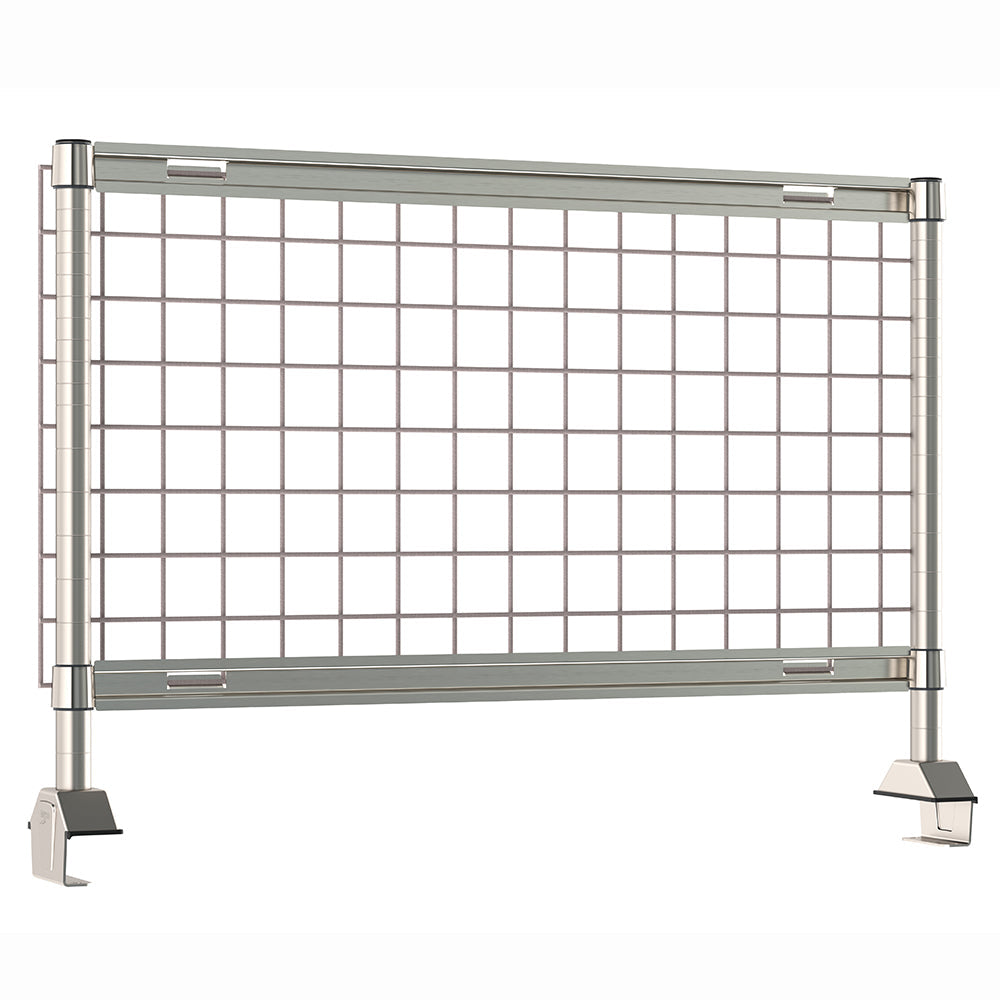 6"d x 34"h TableWorx Work Table Risers w/ Epoxy-Coated Steel SmartWall Grid