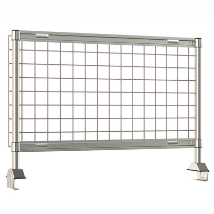 6"d x 34"h TableWorx Work Table Risers w/ Epoxy-Coated Steel SmartWall Grid