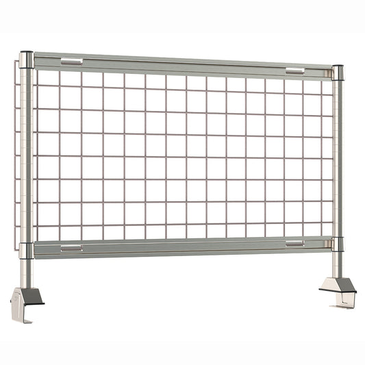 6"d x 34"h TableWorx Work Table Risers w/ Epoxy-Coated Steel SmartWall Grid